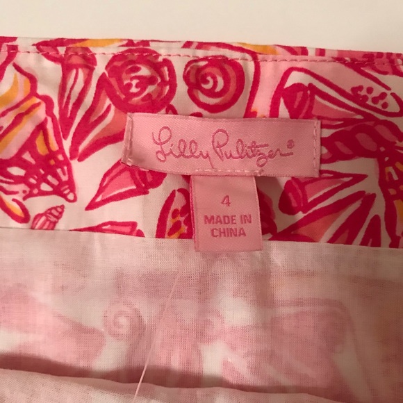 Lilly Pulitzer Lynnie Skirt Sailors Valentine NWT - Picture 3 of 8